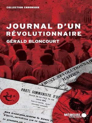 cover image of Journal d'un révolutionnaire